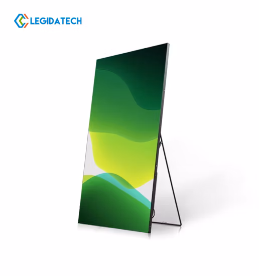 Indoor Advertising Digital P2 P2.5 Vehicle Floor Standing LED Poster Display Shop Mirror Small LED Screen